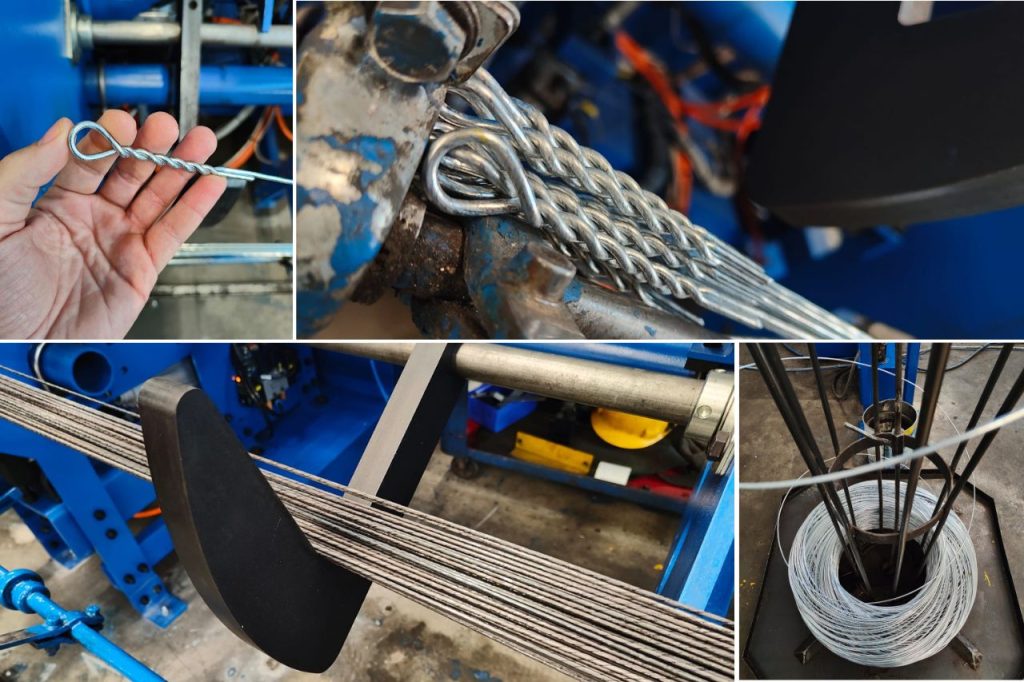 Nuovo macchinario per la produzione robotizzata del filo di ferro per presse verticali